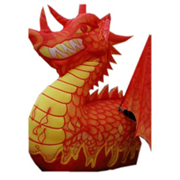 inflatable dragon cartoon